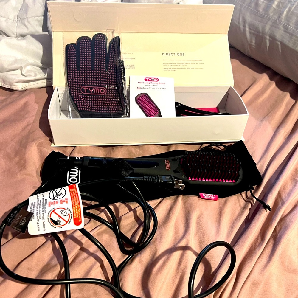 Tymo ionic hair straightening brush